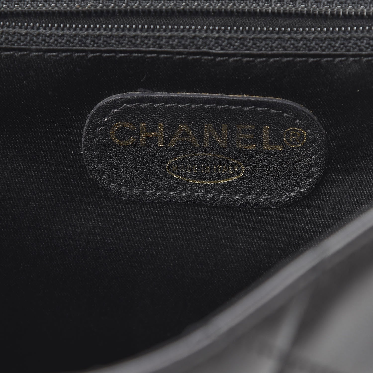Chanel Lambskin Quilted CC Shoulder Bag Black 5 of 9