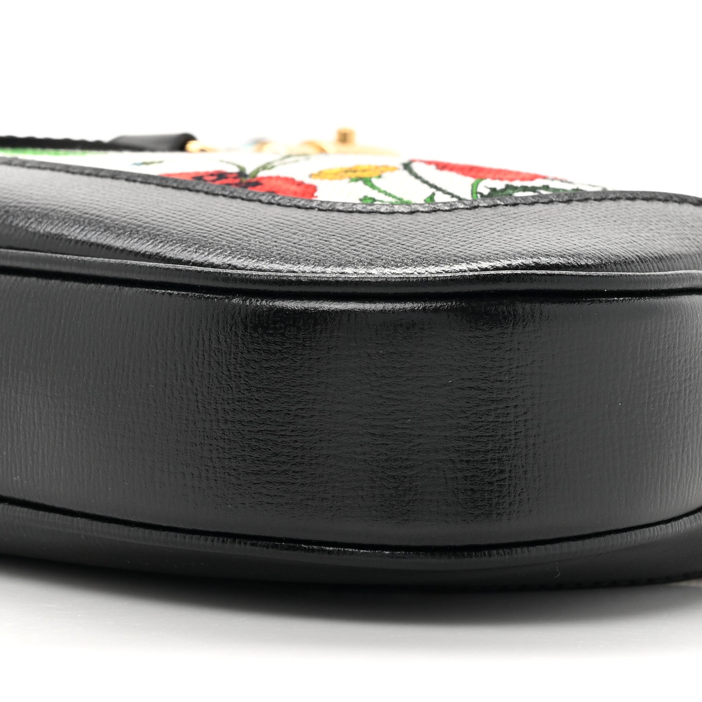 X BALENCIAGA Canvas Boarded Pluton Calfskin Flora Logo Print Small Jackie 1961 Hobo White Multicolor Black