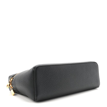 Loro Piana Grained Calfskin L19 Extra Pocket Pouch Black 4 of 9