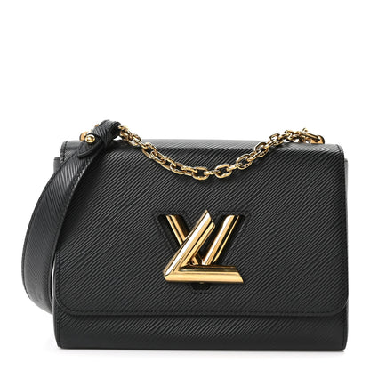 Louis Vuitton Epi Twist Shoulder Bag MM Black 1 of 10