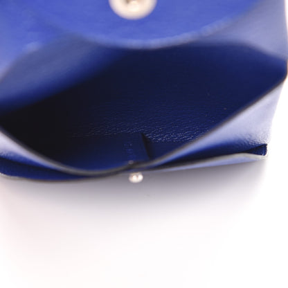 Hermes Chevre Mysore Bastia Coin Purse Bleu Electrique 5 of 7