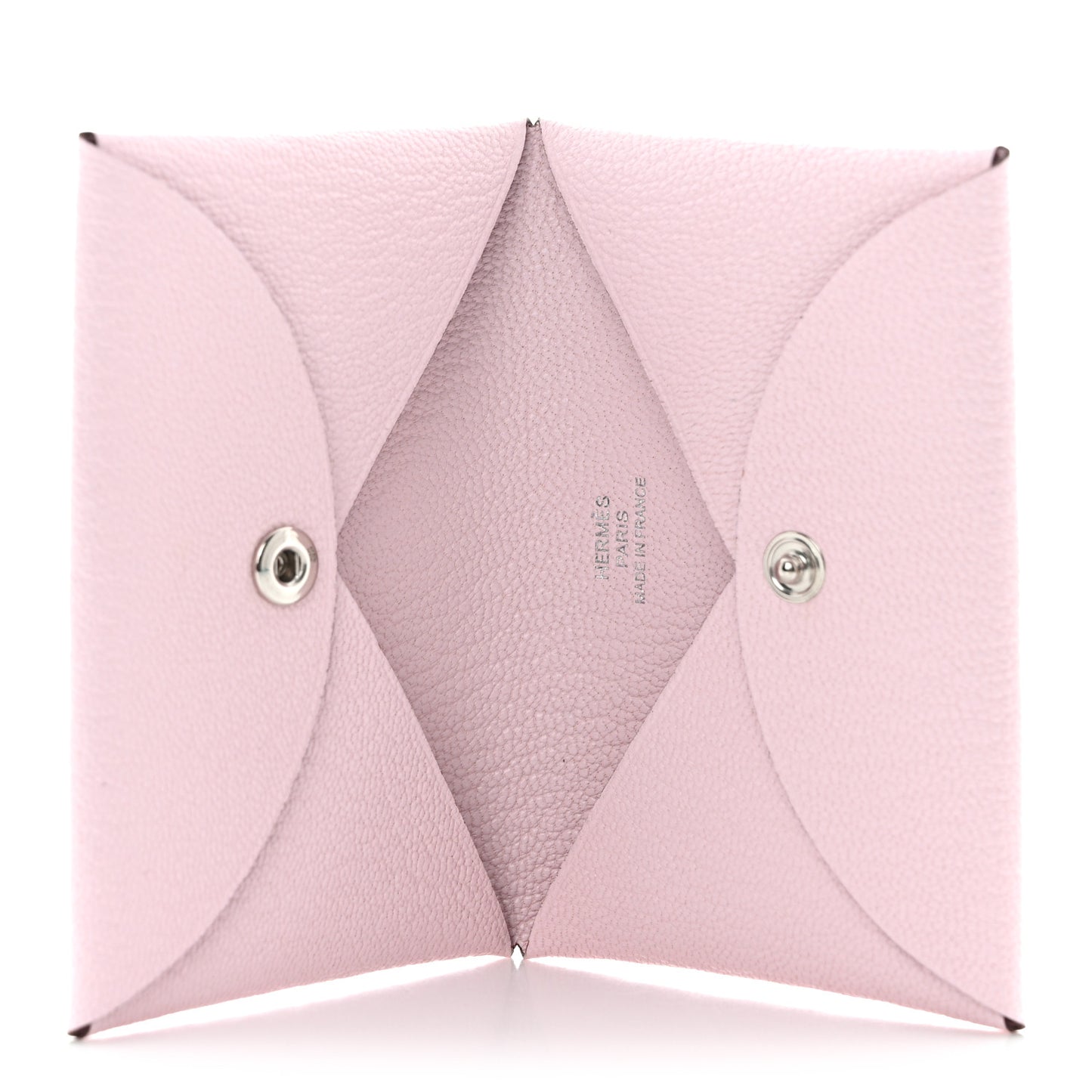 Chevre Mysore Calvi Card Case Rose Darling