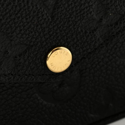 Louis Vuitton Empreinte Pochette Felicie Chain Wallet Black 11 of 12