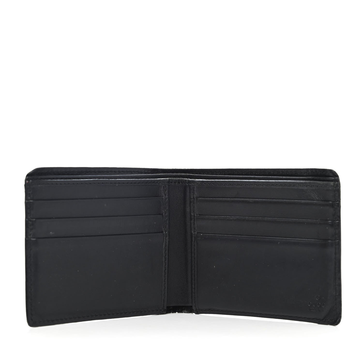 Gucci Guccissima Avel Bi-Fold Wallet Black 4 of 4
