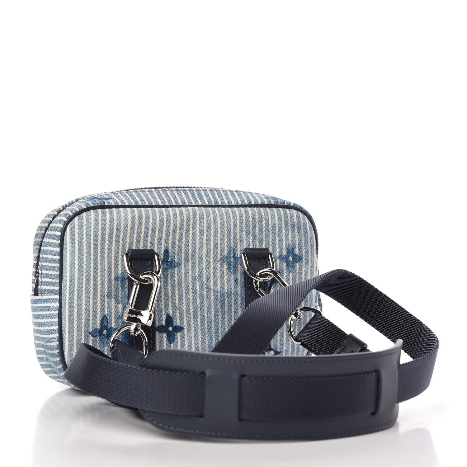 Louis Vuitton Hickory Stripes Denim Monogram Watercolor Outdoor Pouch Blue 3 of 8