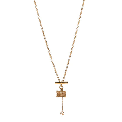 Louis Vuitton Petite Malle Necklace Gold 3 of 7