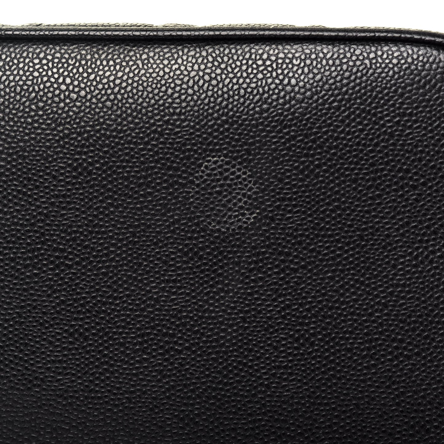 Caviar Quilted Medallion Tote Black