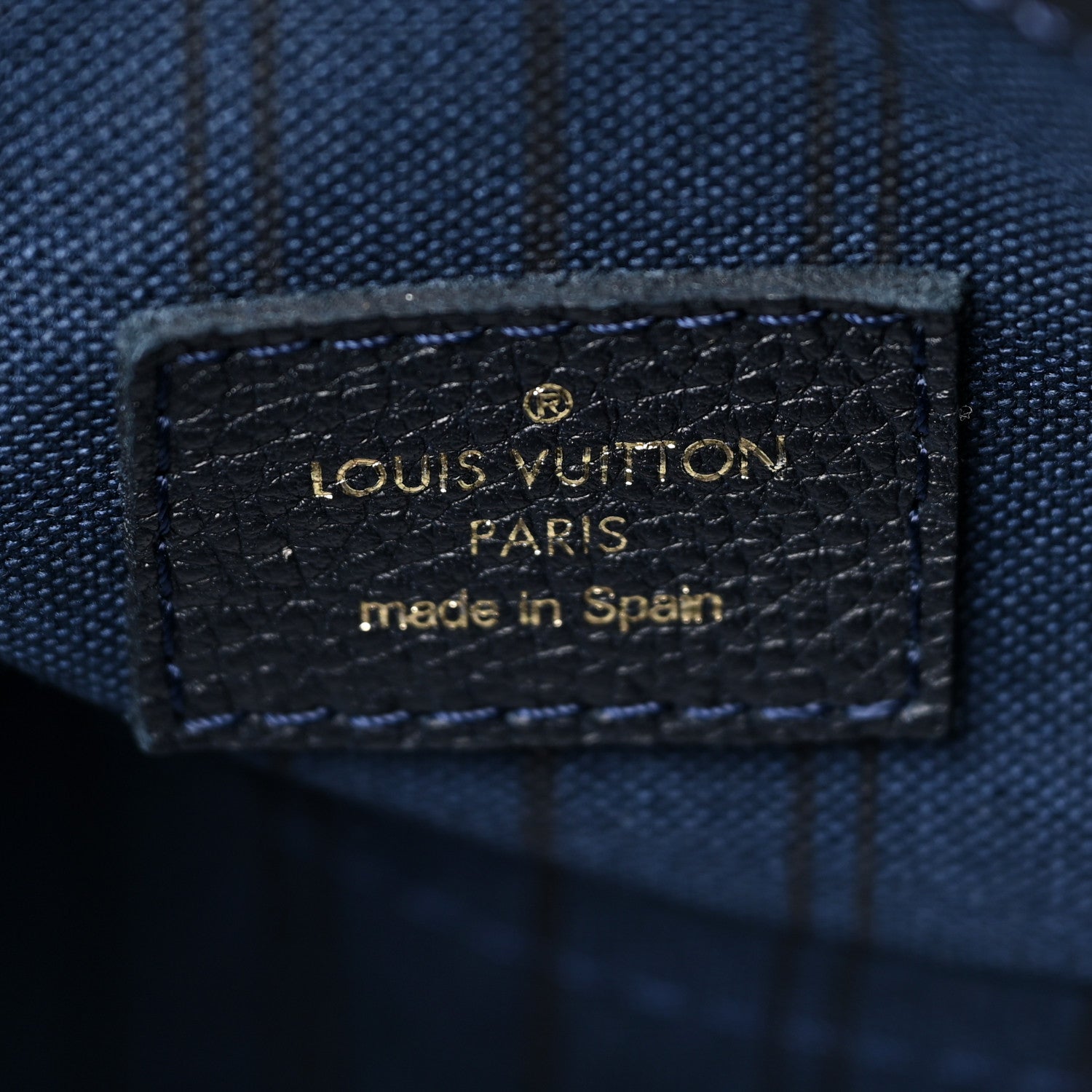 Louis Vuitton Empreinte Artsy MM Navy 6 of 9