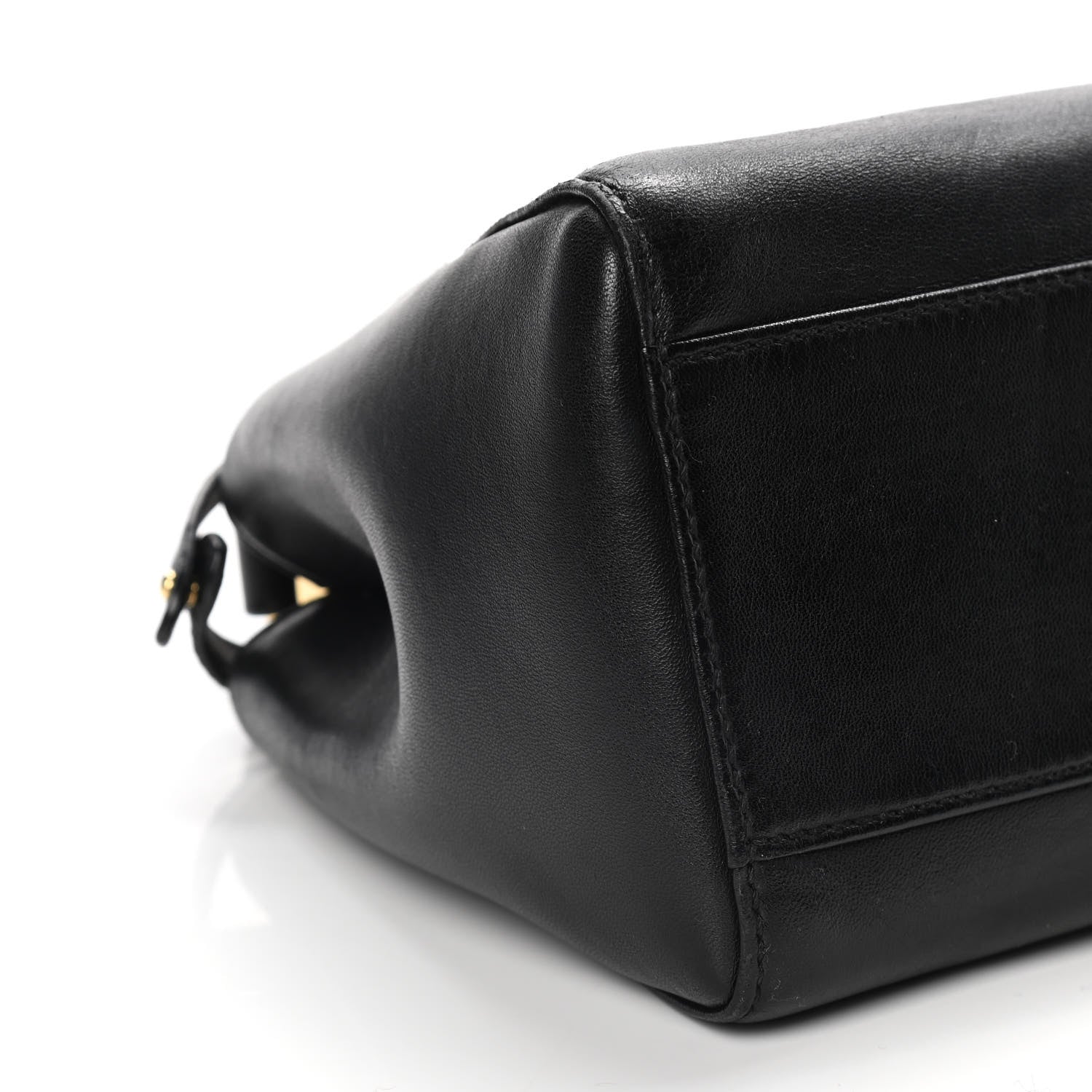 Fendi Nappa Mini Peekaboo Iconic Satchel Black 10 of 14