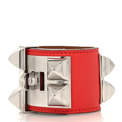 Hermes Swift Collier De Chien CDC Bracelet XS Rouge Tomate 3 of 5