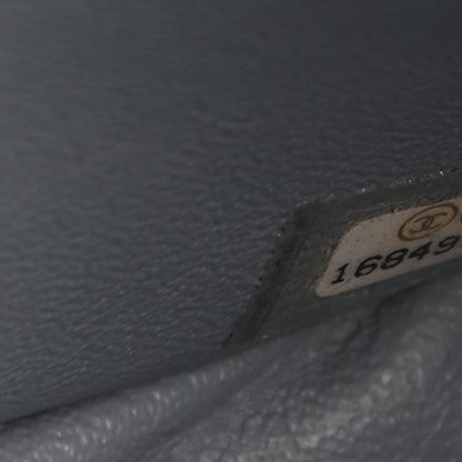 Chanel Iridescent Caviar Quilted Maxi Double Flap Grey 9 of 10