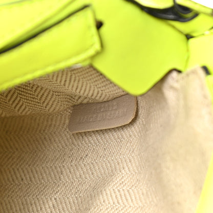 Loewe Calfskin Mini Puzzle Bag Neon Yellow 6 of 13