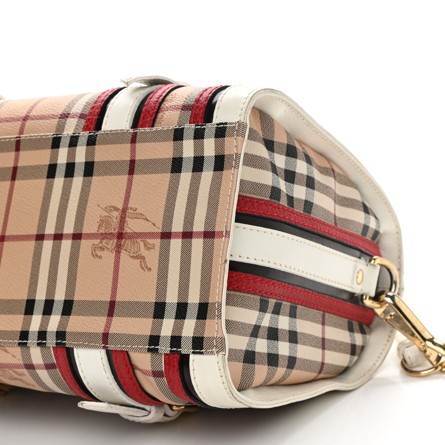Haymarket Check Medium Alchester Bowling Bag White Military Red
