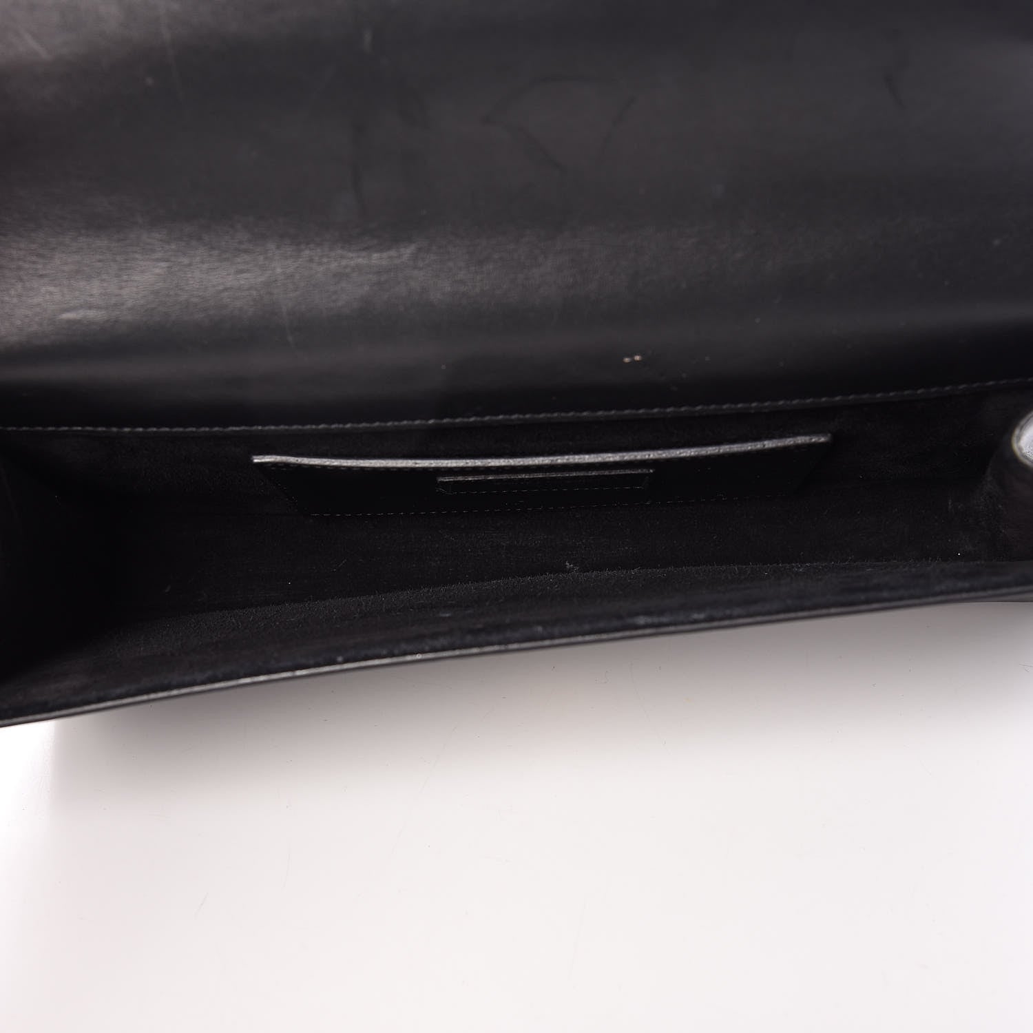 Saint Laurent Calfskin Classic Monogram Tassel Clutch Black 5 of 12