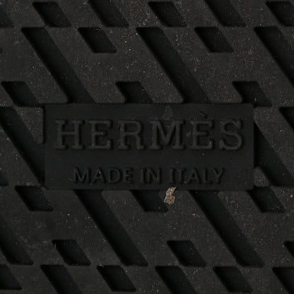 Hermes Denim Calfskin Womens Chypre Sandals 41 Bleu Clair Naturel 8 of 8