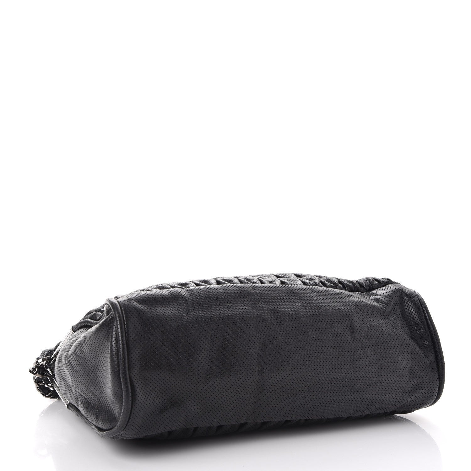Chanel Lambskin Perforated Large Ultimate Soft Tote Black 4 of 8