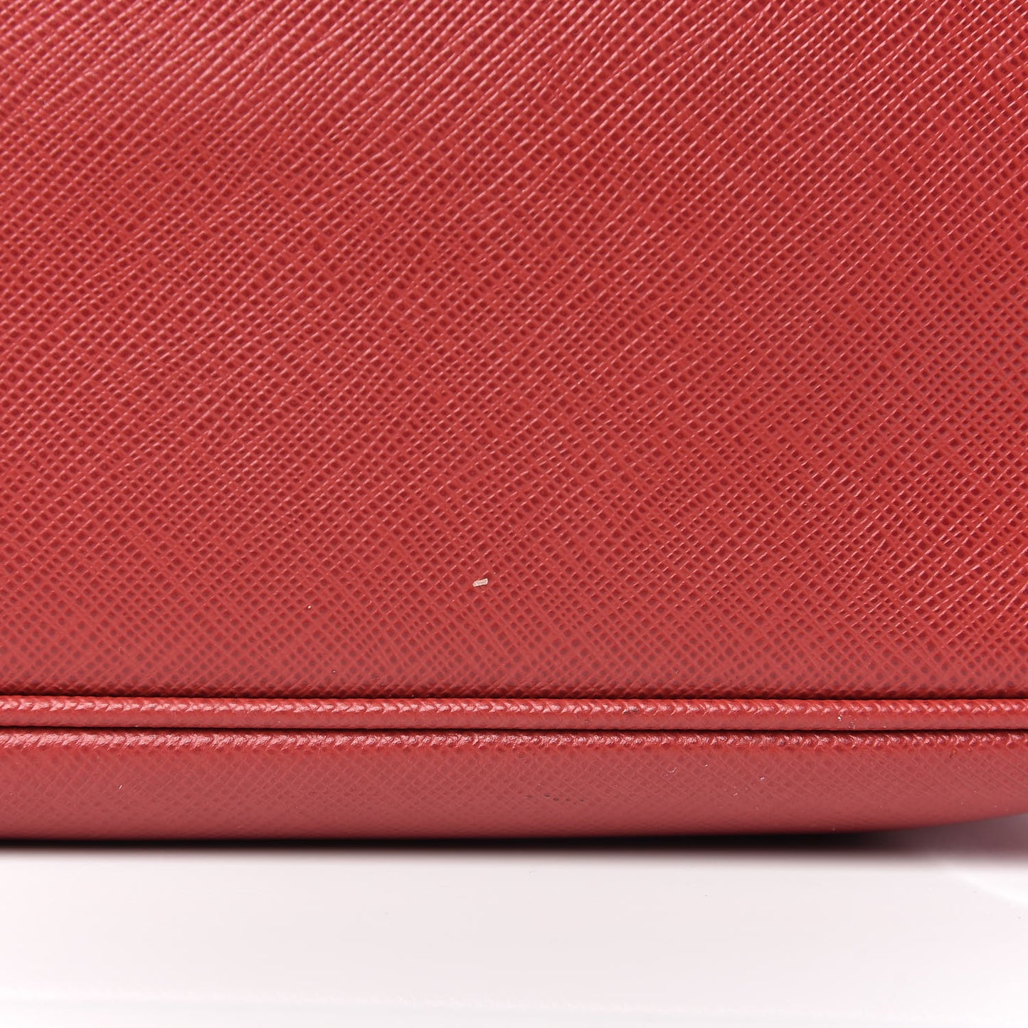 Saffiano Large Galleria Double Zip Tote Fuoco