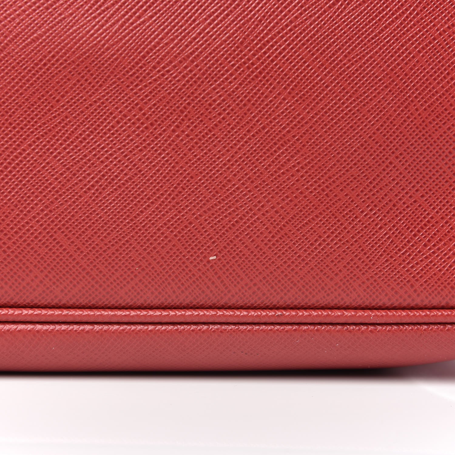 Prada Saffiano Large Galleria Double Zip Tote Fuoco 15 of 19