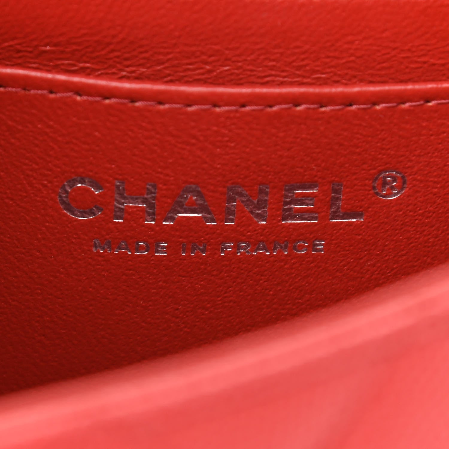 Chanel Caviar Quilted Mini Rectangular Flap Red 6 of 11