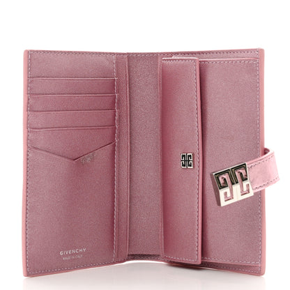 Givenchy Laminated Calfskin 4G Wallet Pink 5 of 10
