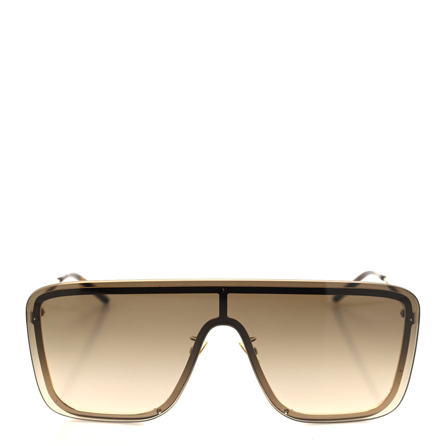 Metal SL 364 Mask Sunglasses Brown