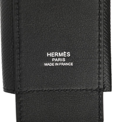 Hermes Swift Epsom Pocket Kelly Shoulder Strap Black 4 of 5