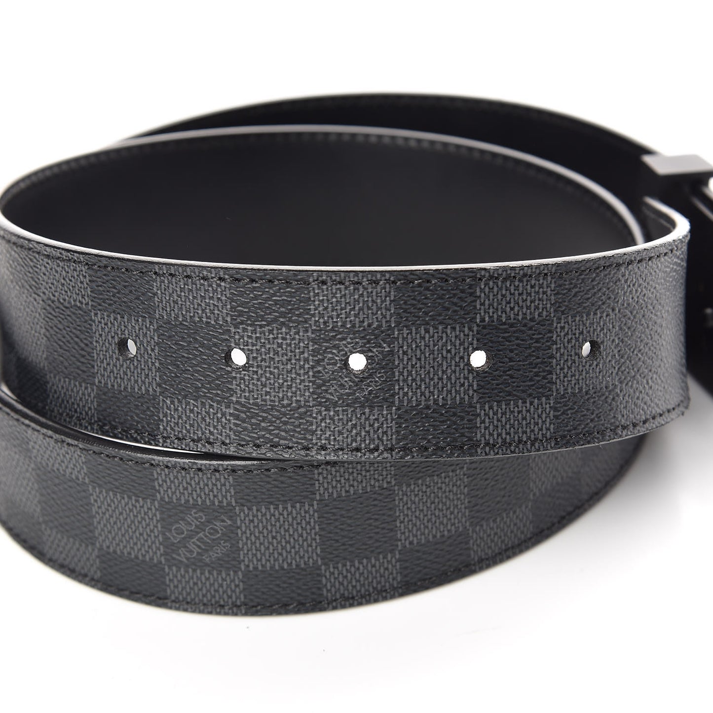 Damier Graphite LV Initiales Belt 90 36