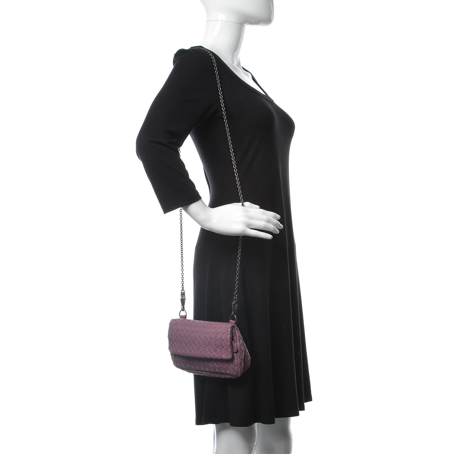 Nappa Intrecciato Small Chain Crossbody Corot