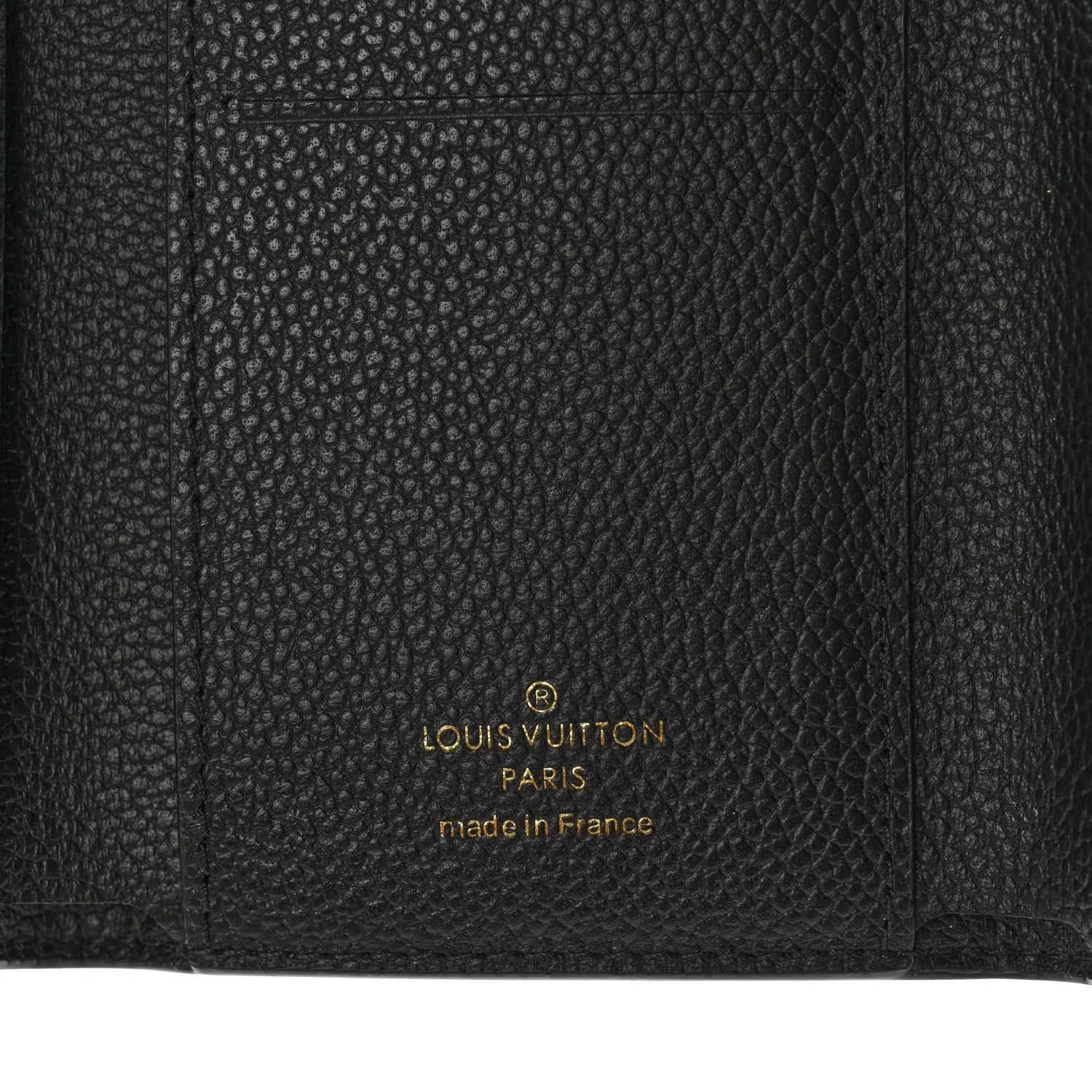 Louis Vuitton Empreinte Monogram Giant Victorine Wallet Black Beige 8 of 11