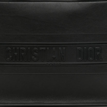 Christian Dior Calfskin Embossed Medium Book Tote Black 8 of 10