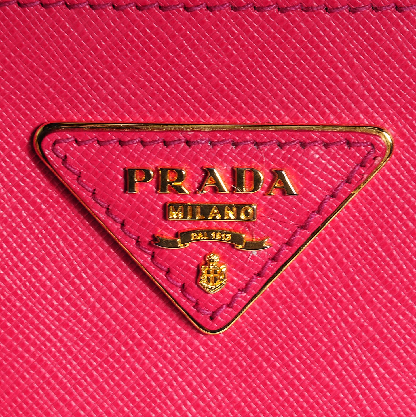 Saffiano Lux Mini Double Zip Tote Peonia