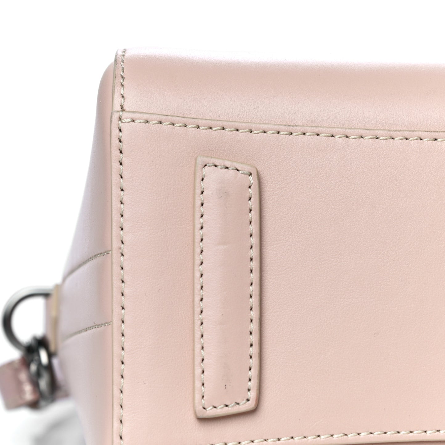 Metallic Calfskin Mini Antigona Light Pink