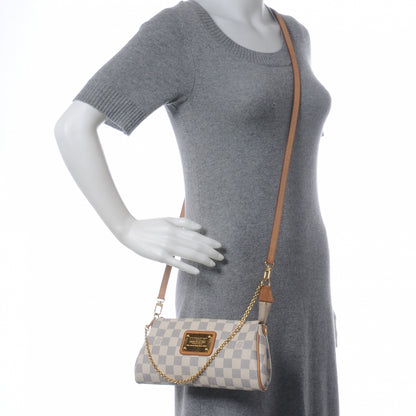 Louis Vuitton Damier Azur Eva Clutch 2 of 7