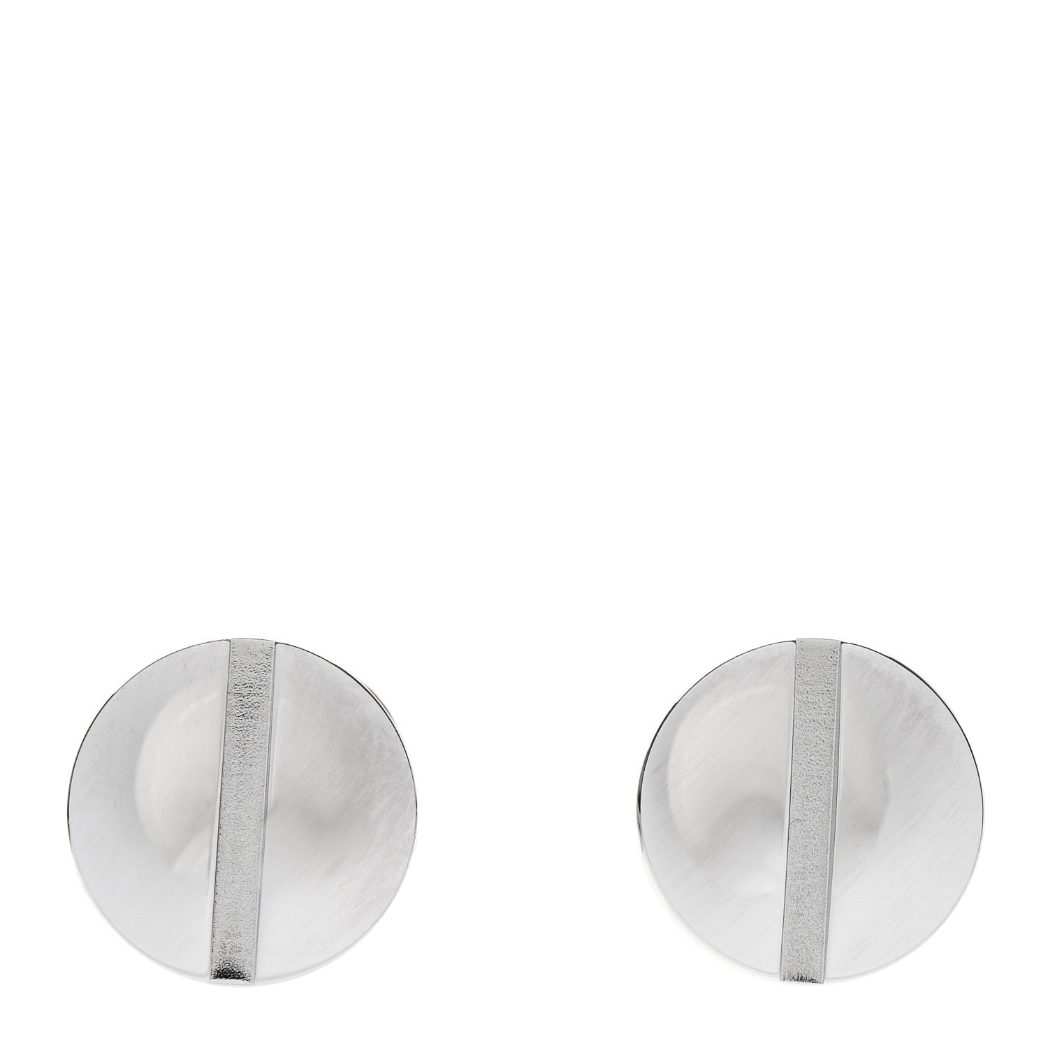 Cartier Sterling Silver Palladium Finish Santos Cartier Cufflinks 1 of 6