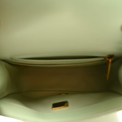 Chanel Lambskin Quilted Mini Pearl Crush Flap Light Green 5 of 10