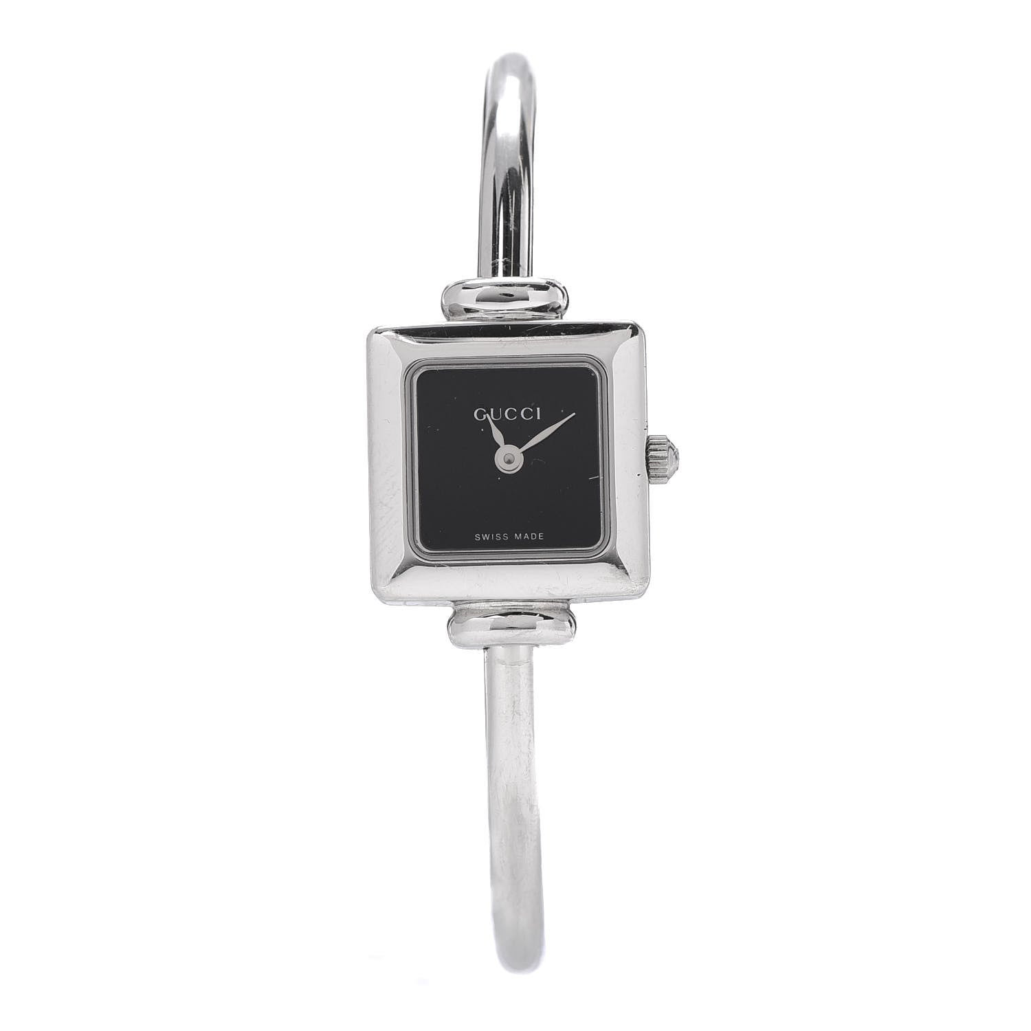 Gucci Stainless Steel 19mm 1900L Quartz Watch Black 1 of 5