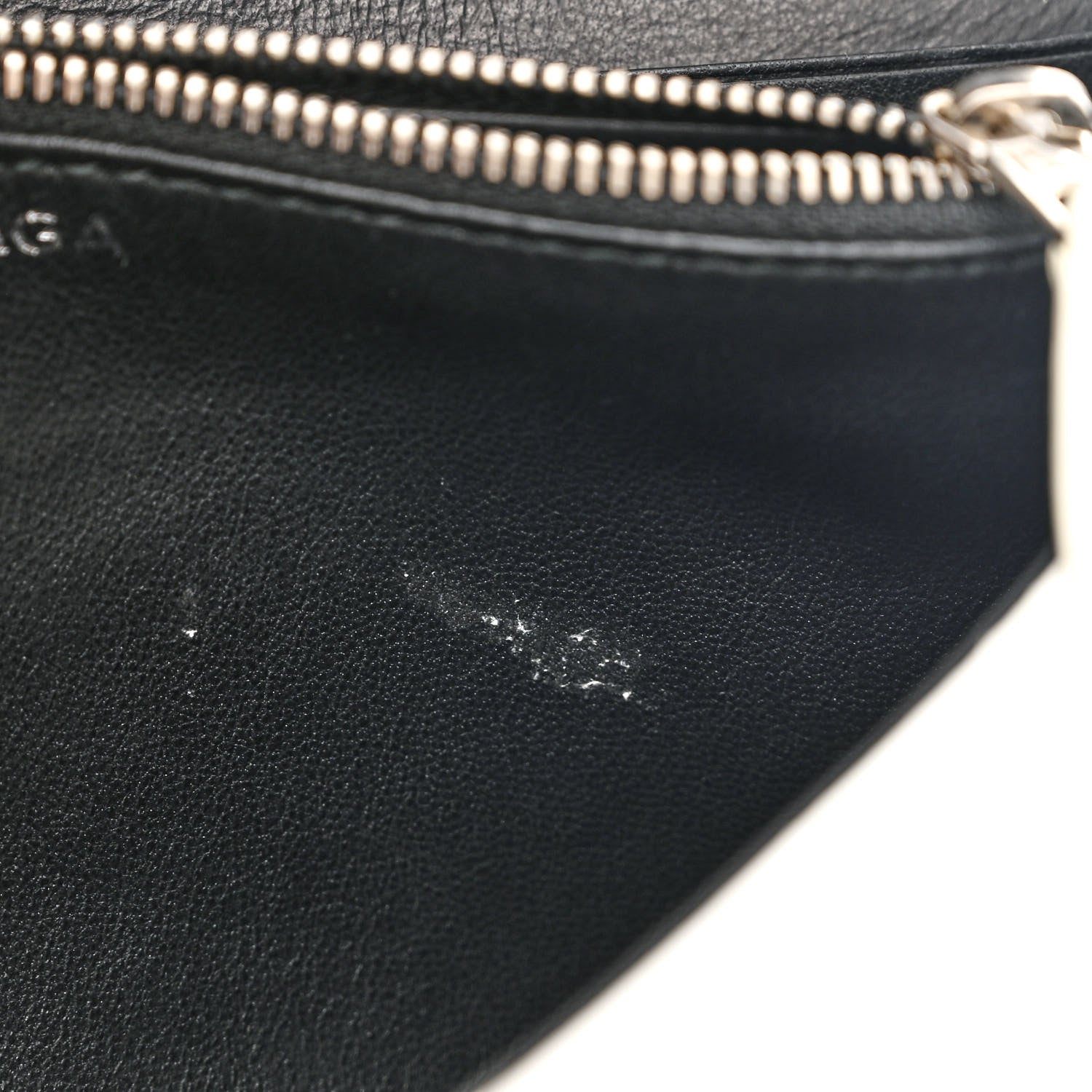 Balenciaga Pebbled Calfskin Logo Everyday Flap Chain Wallet White 8 of 14