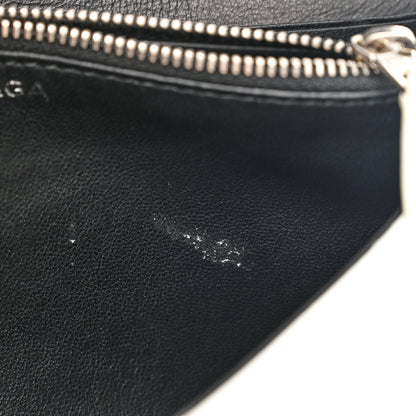 Balenciaga Pebbled Calfskin Logo Everyday Flap Chain Wallet White 8 of 14