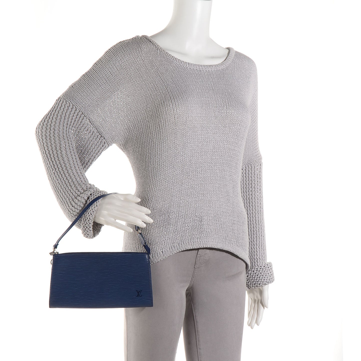 Epi Pochette Accessories 21 Myrtille