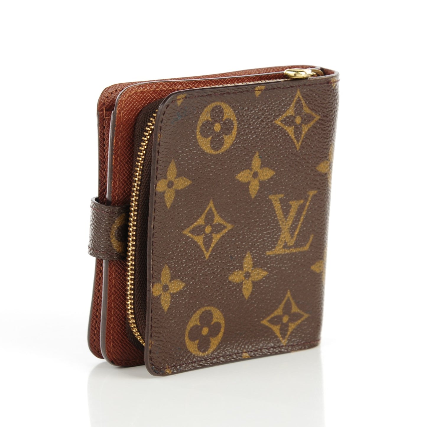 Monogram Compact Zippe Zipped Wallet