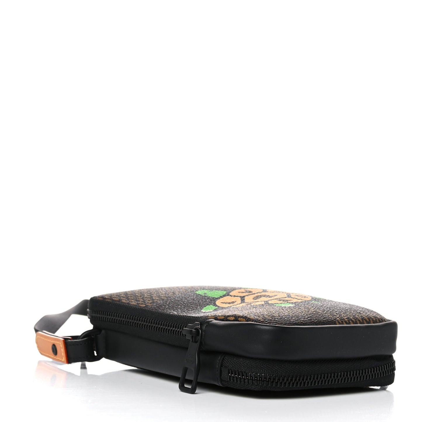 X NIGO Giant Damier Ebene Tortoise Double Phone Pouch