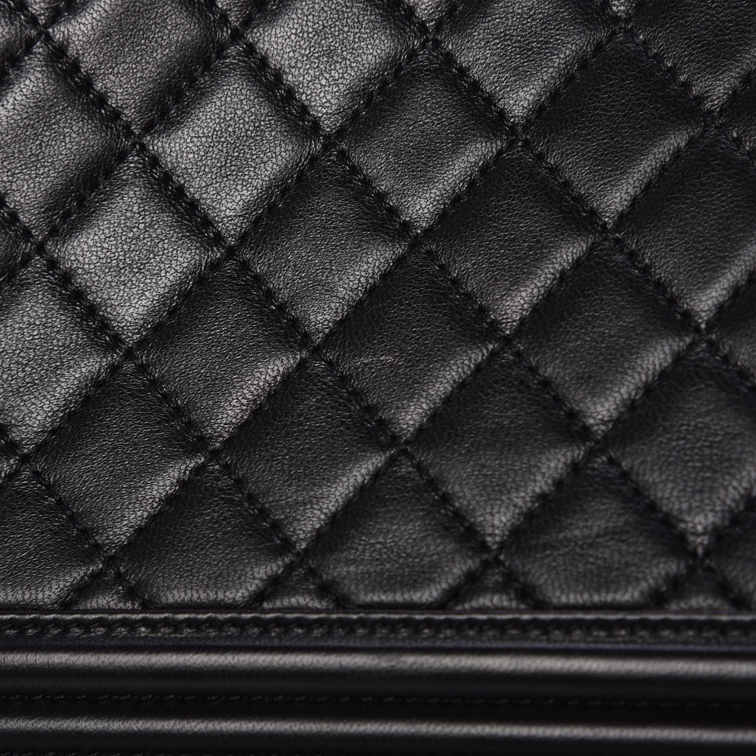 Chanel Lambskin Quilted Large Boy Flap Black 13 of 13