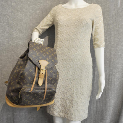 Louis Vuitton Monogram Montsouris GM Backpack 2 of 8