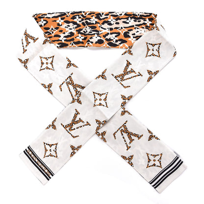 Louis Vuitton Silk Monogram Giant Jungle Bandeau Ivory 1 of 6
