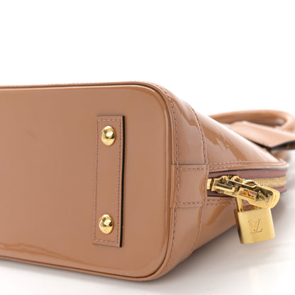 Louis Vuitton Vernis Alma BB Rose Velours 10 of 14