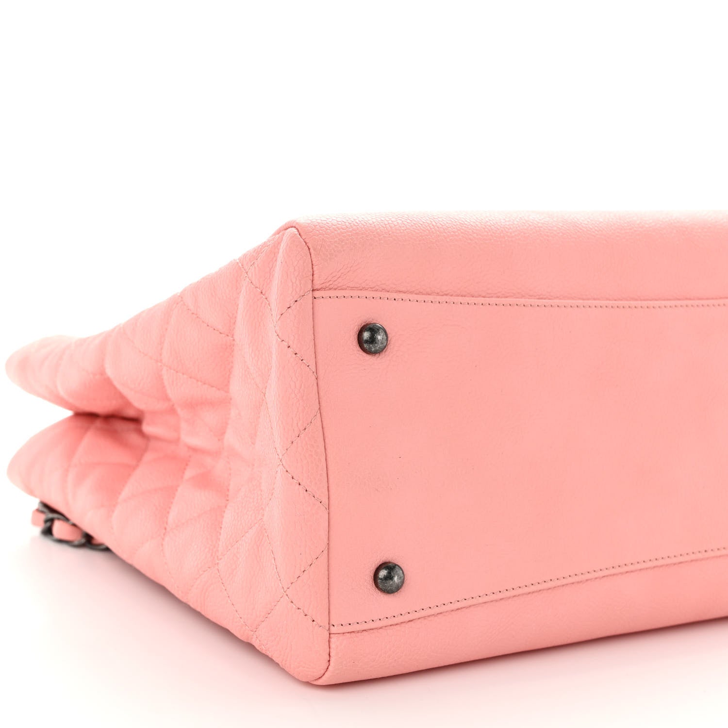 Chanel Caviar Lambskin Quilted Large Coco Break Shopping Bag Pink 8 of 9