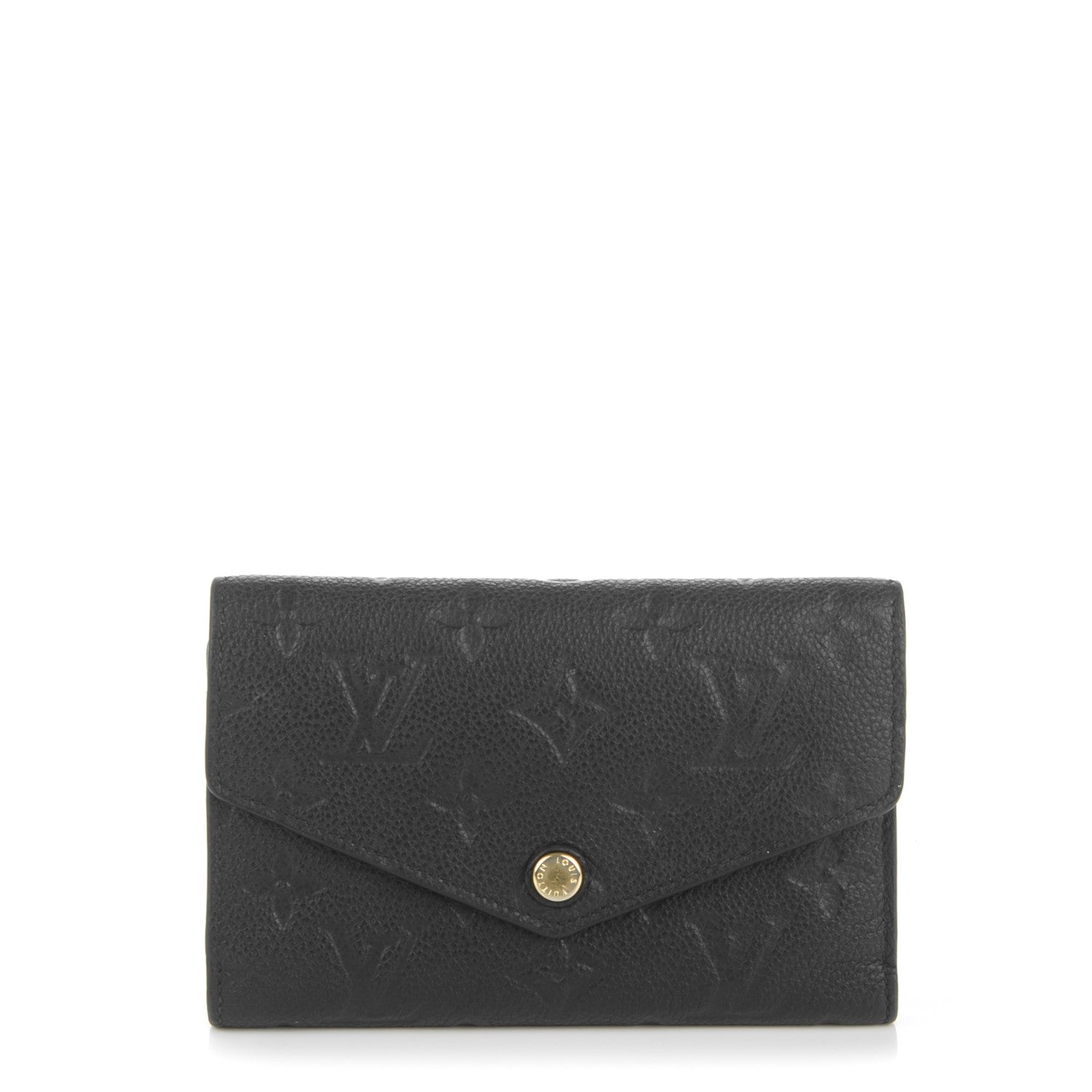 Louis Vuitton Empreinte Compact Curieuse Wallet Black 1 of 7