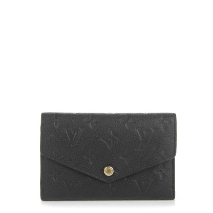 Louis Vuitton Empreinte Compact Curieuse Wallet Black 1 of 7