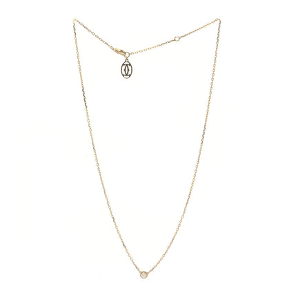 Cartier 18K Yellow Gold Diamond SM D'Amour Pendant Necklace 3 of 5