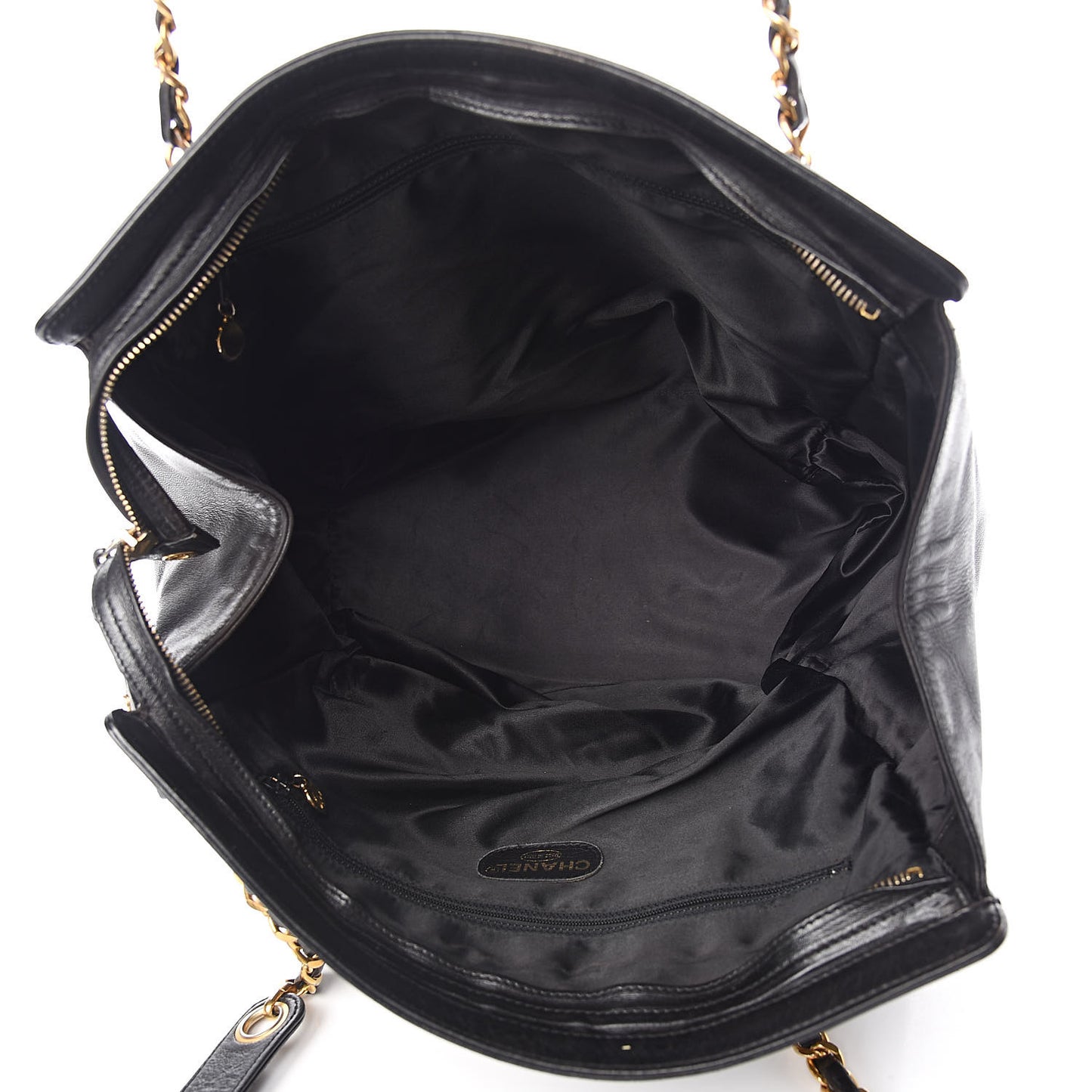 Lambskin CC Shoulder Bag Black